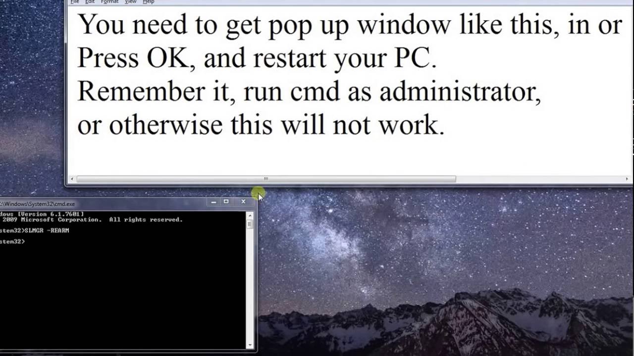 how to activate windows using cmd